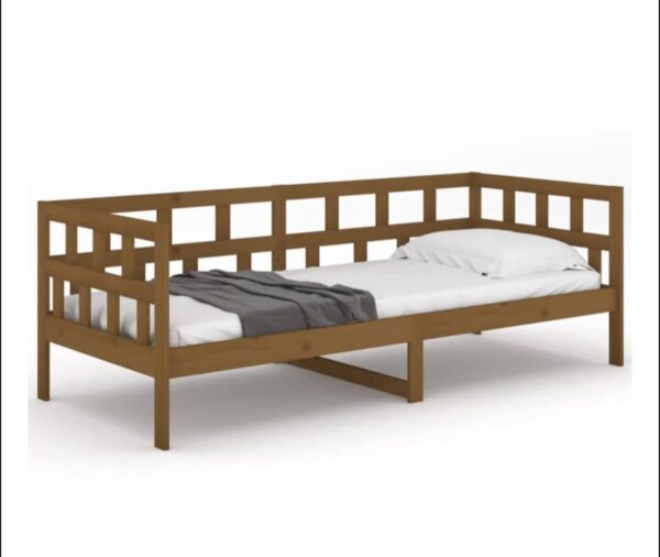 VIDAXL Mézbarna Kanapéágy