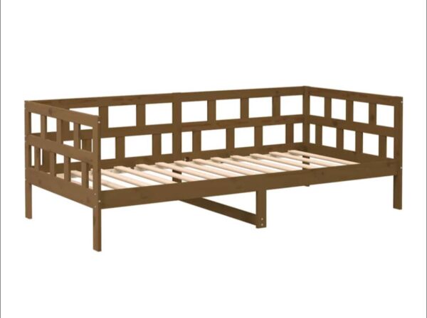 VIDAXL Mézbarna Kanapéágy