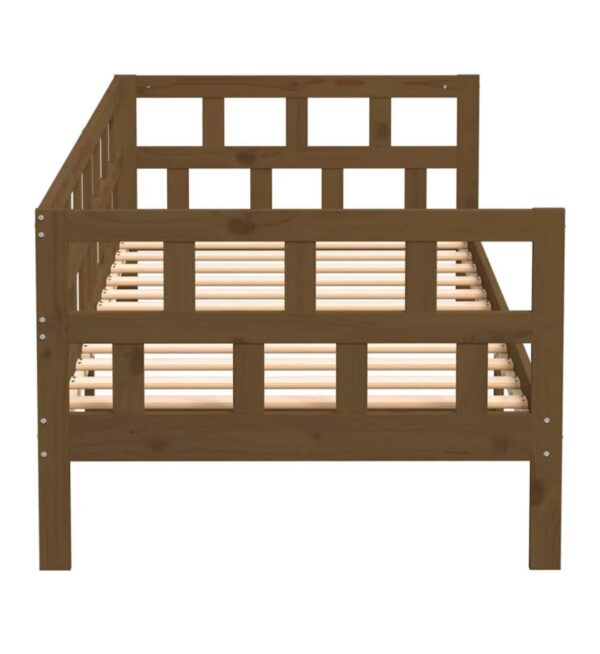 VIDAXL Mézbarna Kanapéágy